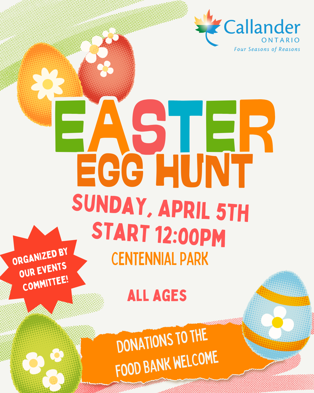 🌷🐣 Hop on over, Callander! 🐣🌷